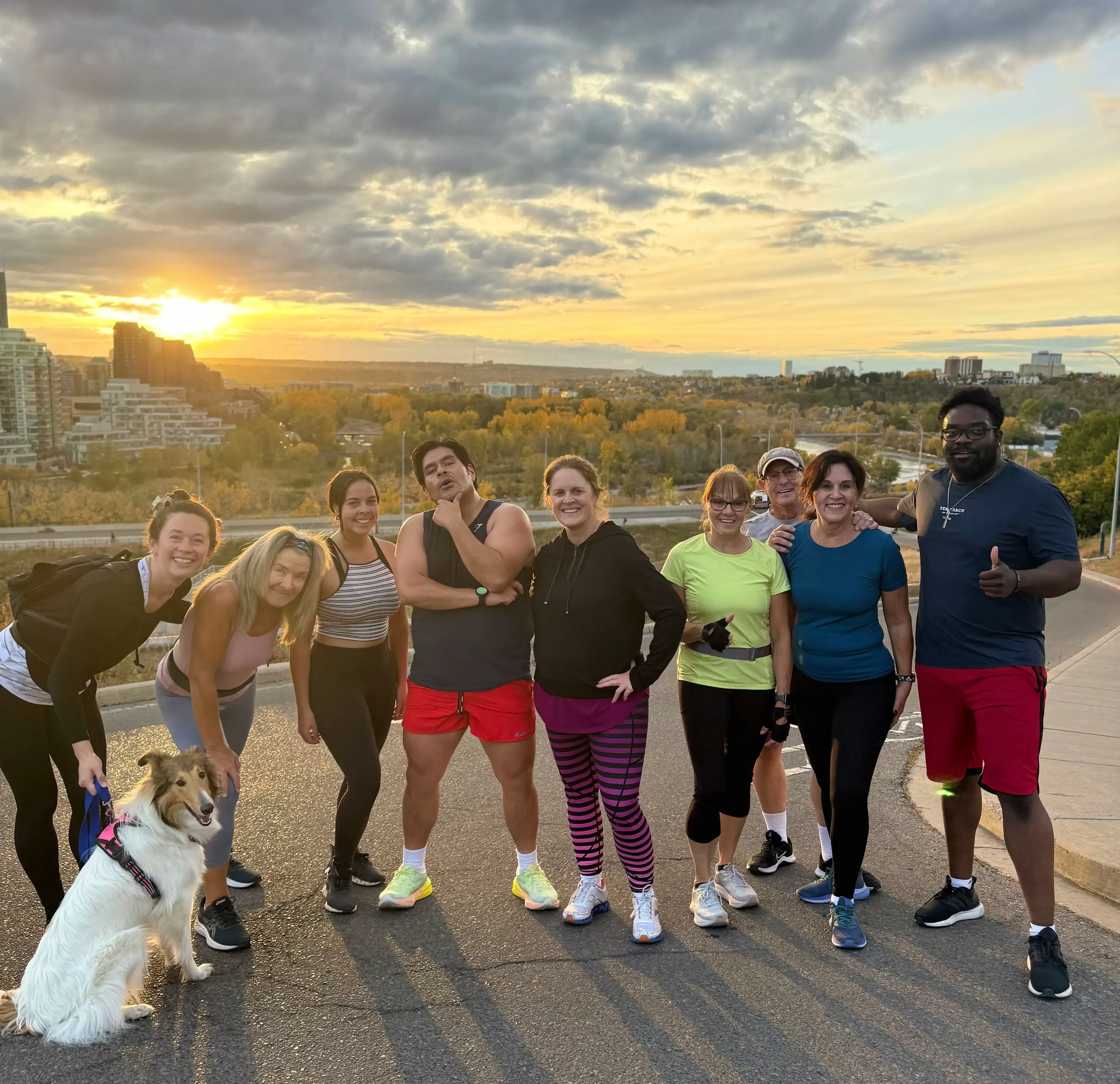 Outdoor training with Inside Out, Calgary