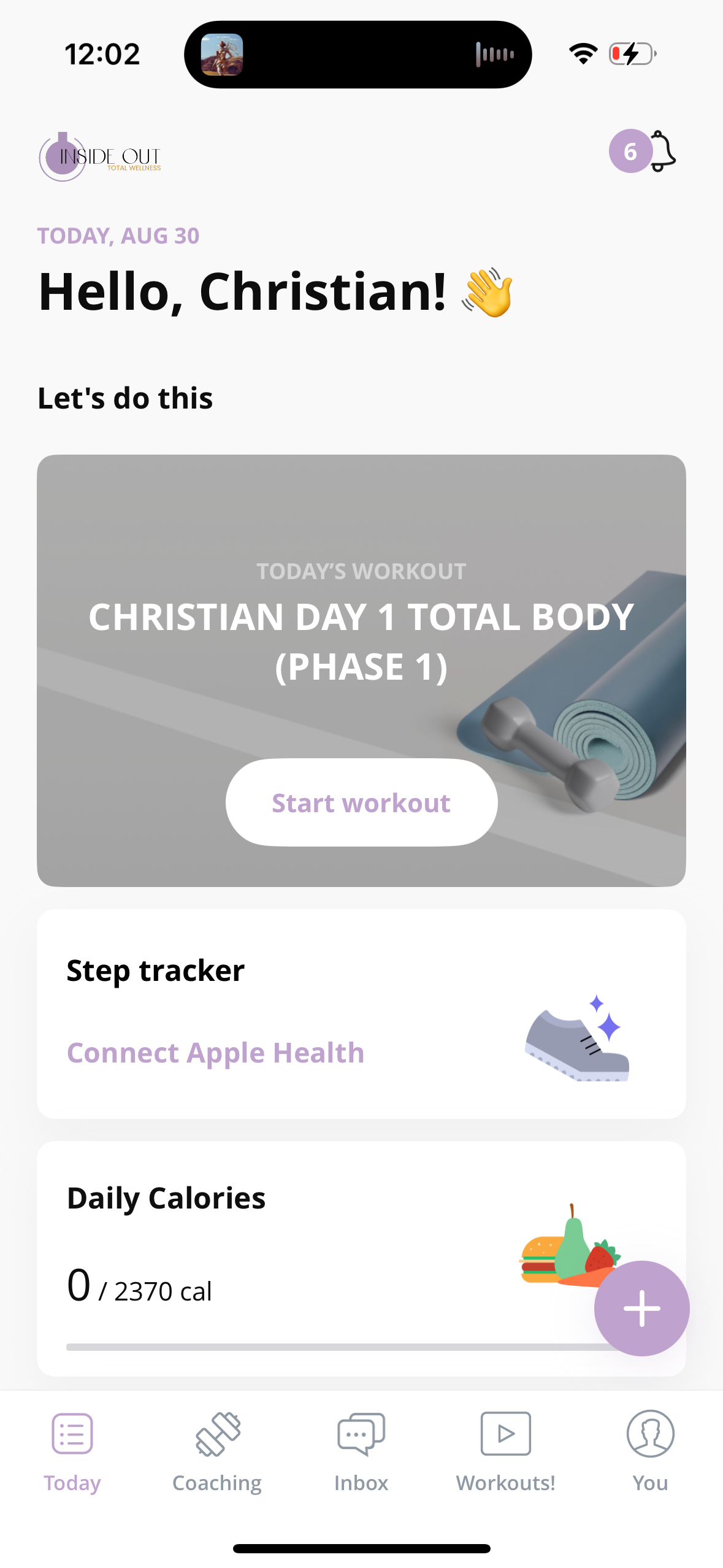 Inside Out app — program overview